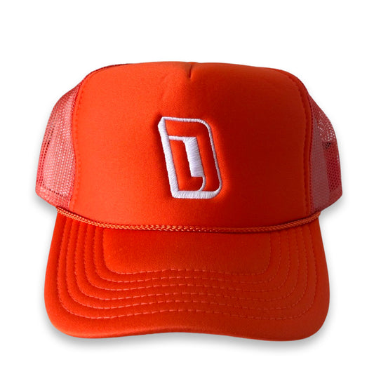 Orange Foam Trucker