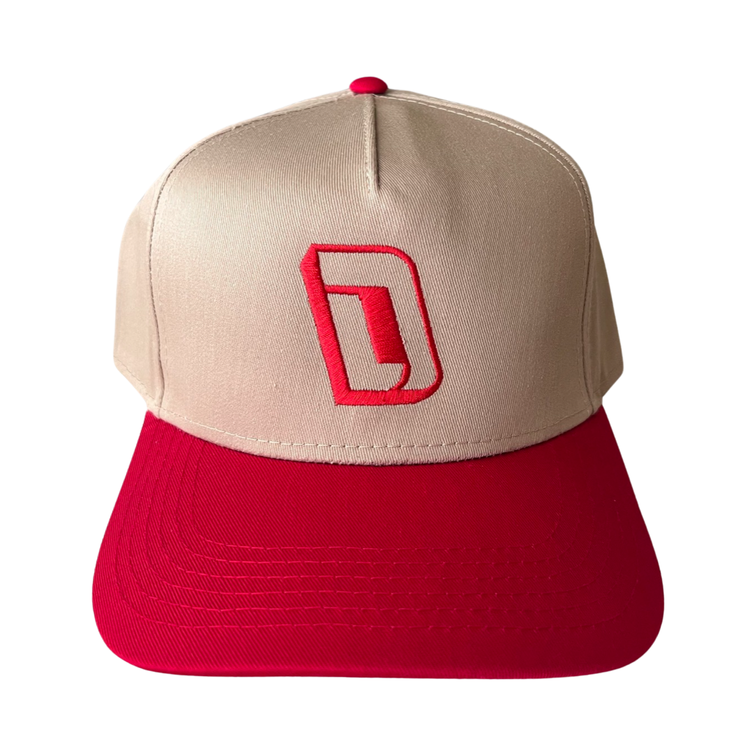 Beige/Red Dadicated SnapBack