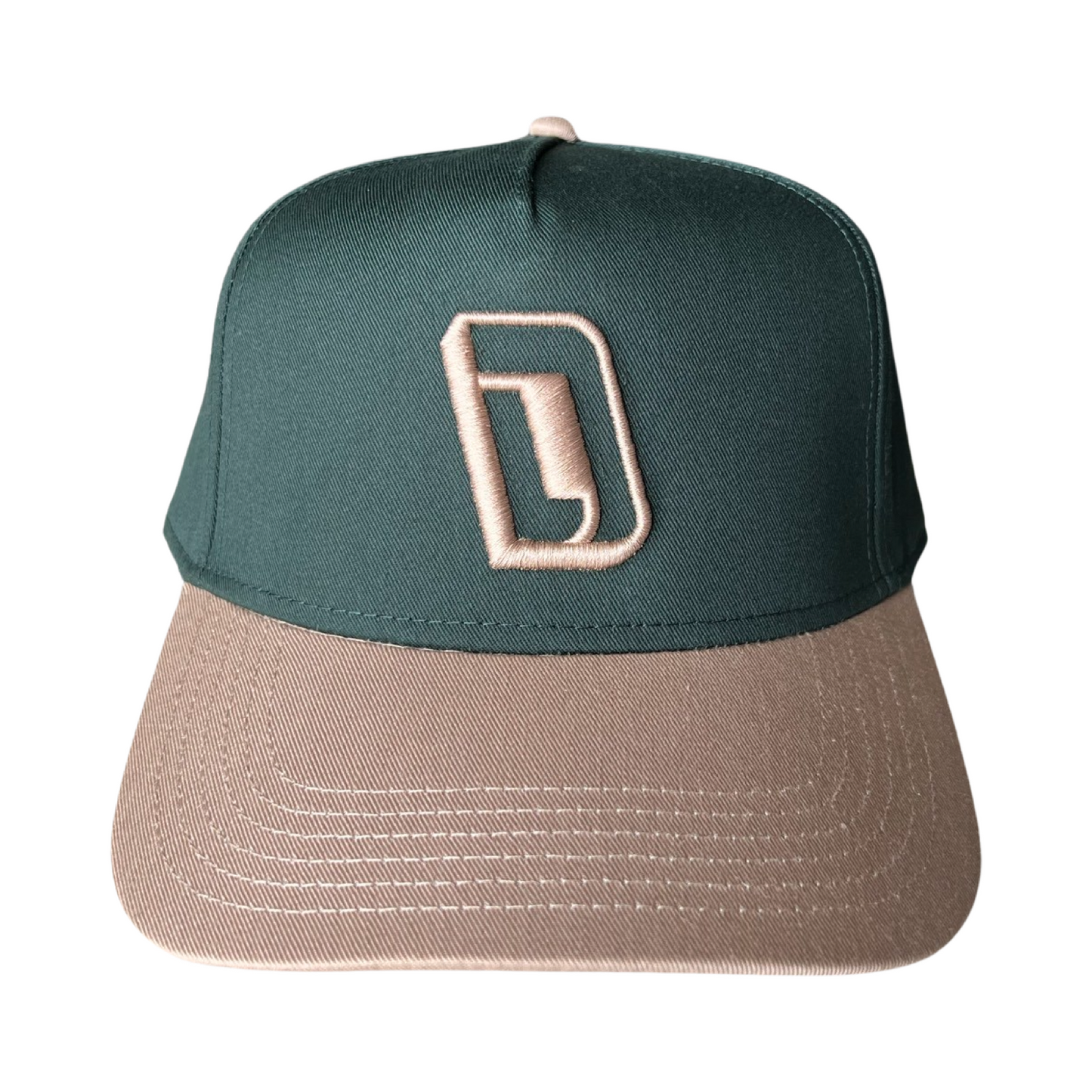 Hunter Green/Gold Brim Dadicated Snapback