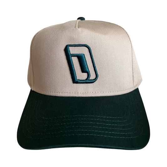 Beige/Hunter Green Dadicated Snapback