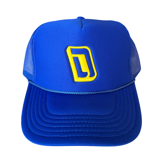 Royal Blue/Yellow Dadicated Foam Trucker