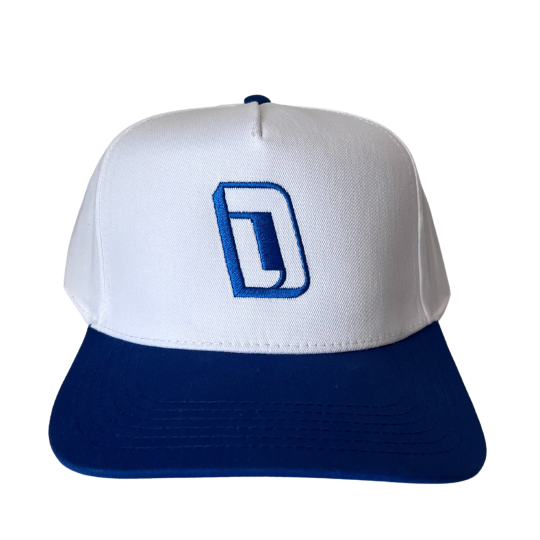 White/Royal Blue SnapBack