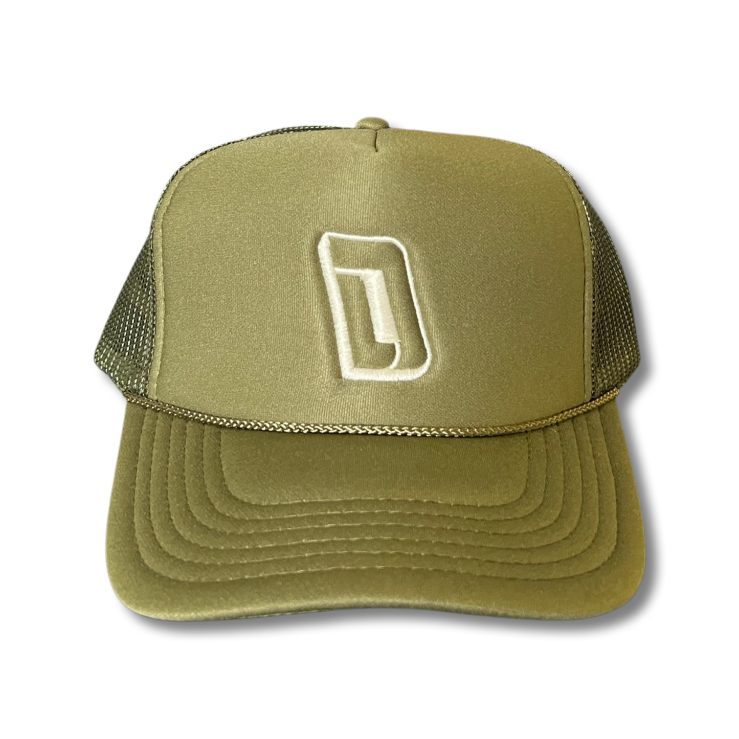 Olive Dadicated Foam Trucker