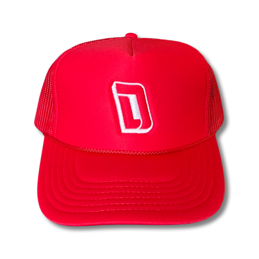 Red Dadicated Foam Trucker